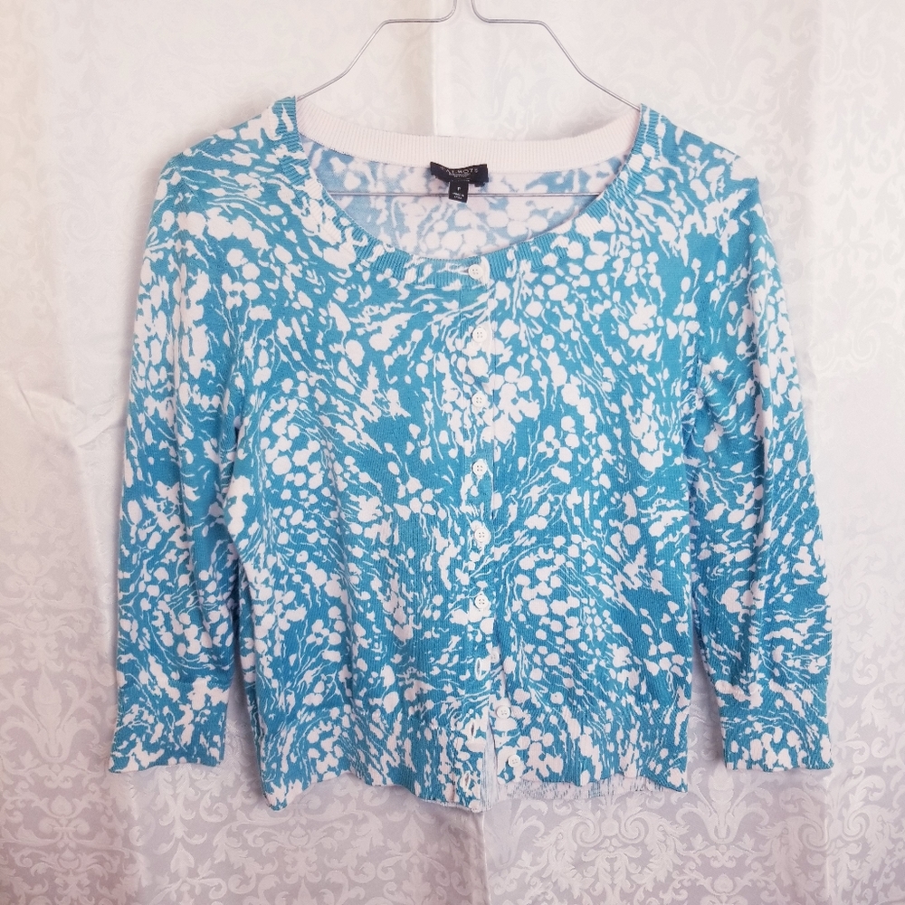 Talbots button down sweater